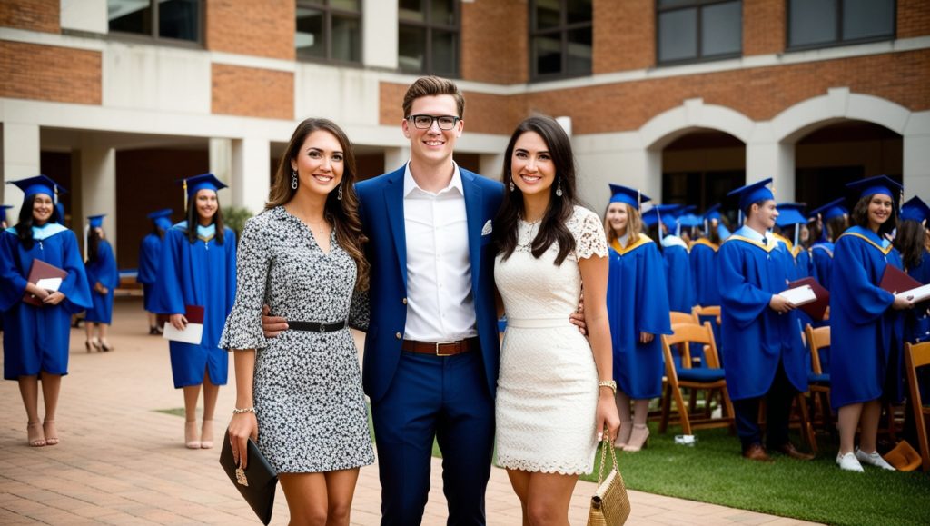 ropa casual para una graduación